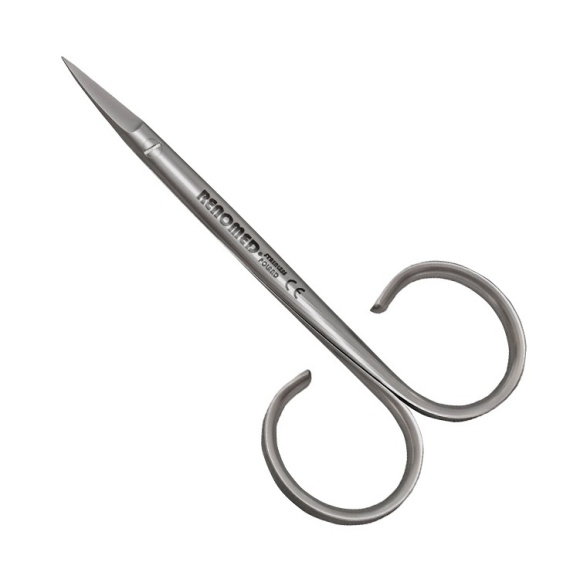 Renomed - Small Scissor Curved dans le groupe Outils et accessoires / Pinces et ciseaux / Ciseaux et coupe-fils l\'adresse Sportfiskeprylar.se (FS2)