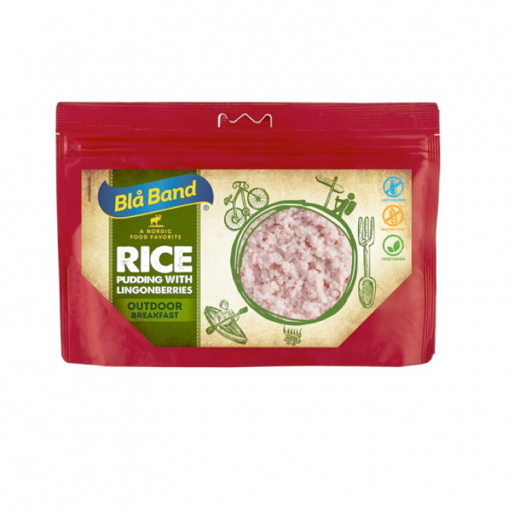Blue Band Rice Pudding with Lingonberries dans le groupe Loisirs en plein air / Nourriture camping / Nourriture lyophilisée l\'adresse Sportfiskeprylar.se (FTC108)