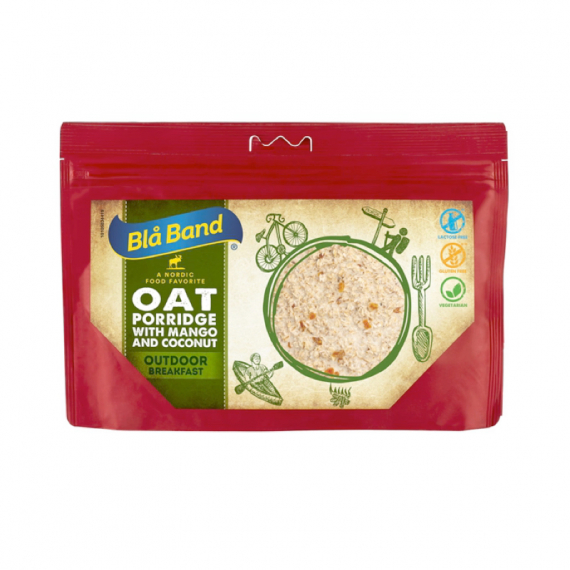 Blue Band Oat Porridge with Coconut & Mango dans le groupe Loisirs en plein air / Nourriture camping / Nourriture lyophilisée l\'adresse Sportfiskeprylar.se (FTC111)