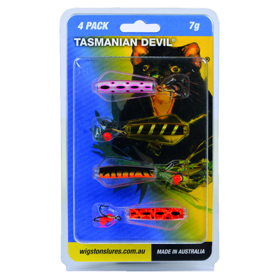 Tasmanian Devil 7,5g 4pcs dans le groupe Leurre de la peche / Leurre truite / Leurres truite de mer l\'adresse Sportfiskeprylar.se (G699-075)