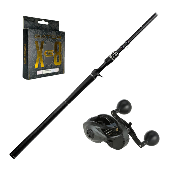 Gator Giant Bait Elixir 2.0 & Beast Combo 8\'6\'\' up to 300 Gram dans le groupe Kit de pêche / Ensemble casting / Ensemble Baitcaster Brochet l\'adresse Sportfiskeprylar.se (GATOLRELIXIRBEASTCOMBO)