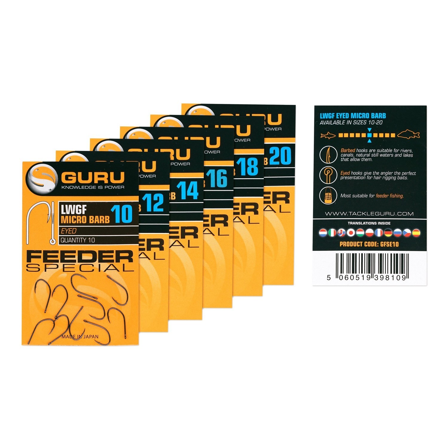 Guru Tackle LWG Feeder Special Hook dans le groupe Hameçons et terminal tackle / Hamecon peche / Hameçon carpe l\'adresse Sportfiskeprylar.se (GFSE10r)