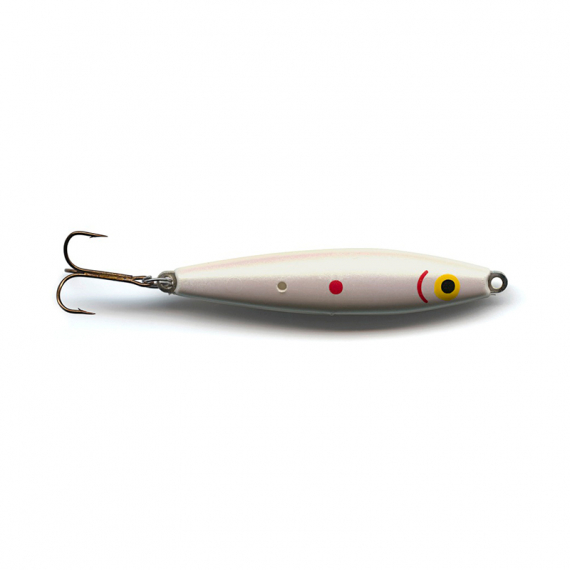 Gladsax Wobbler Classic - White with green pearl varnished dans le groupe Leurre de la peche / Leurre truite / Poissons nageurs côtiers l\'adresse Sportfiskeprylar.se (GL-106-20)