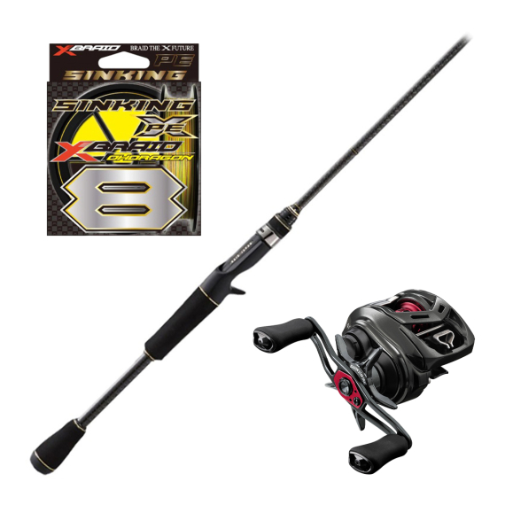 RAID Gladiator ANTI GA-65PBF Power Bait Finesse Combo dans le groupe Ensembles de pêche / Ensemble casting / Ensemble Casting Perche l\'adresse Sportfiskeprylar.se (GLADIATORSET)