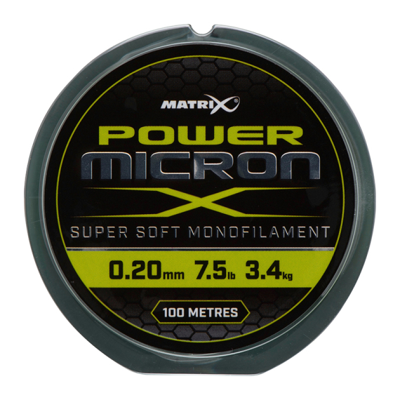 Matrix Power Micron X - 100m dans le groupe Lignes de pêche / Lignes en nylon l\'adresse Sportfiskeprylar.se (GML028r)