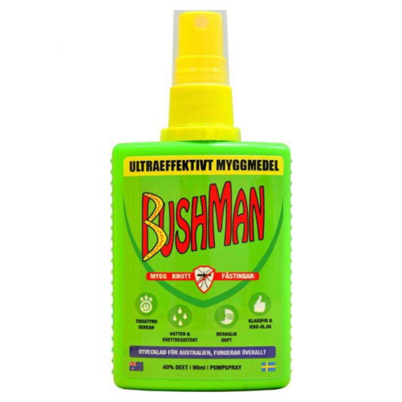 Bushman Myggmedel Spray dans le groupe Loisirs en plein air / Protection anti-moustique et anti-moustique / Spray anti-moustique l\'adresse Sportfiskeprylar.se (GNA90)