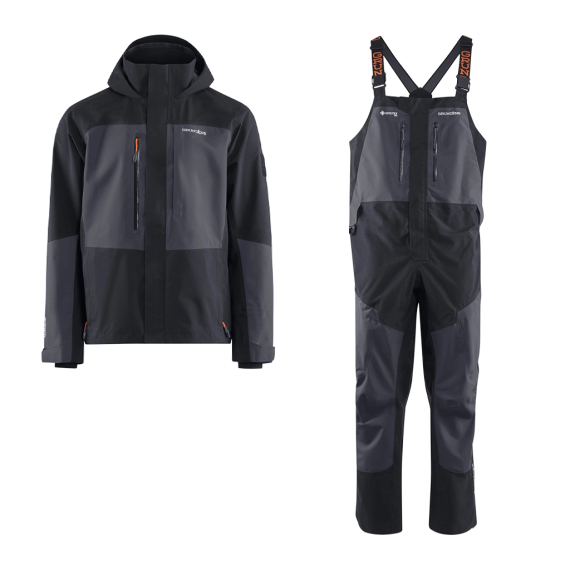 Grundéns Gore-Tex Pro Fishing Jacket & Bib Combo Obsidian dans le groupe Vêtements & Chaussures / Vêtements / Combinaisons de pêche l\'adresse Sportfiskeprylar.se (GRUNDENSGORETEXSET)