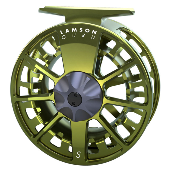 Lamson Guru S-Series Fly Reel Olive Green dans le groupe Moulinet de pêche / Moulinets mouche et bobines suplémentaires / Moulinets de pêche à la mouche l\'adresse Sportfiskeprylar.se (GS-3PLUSREEL-OGr)