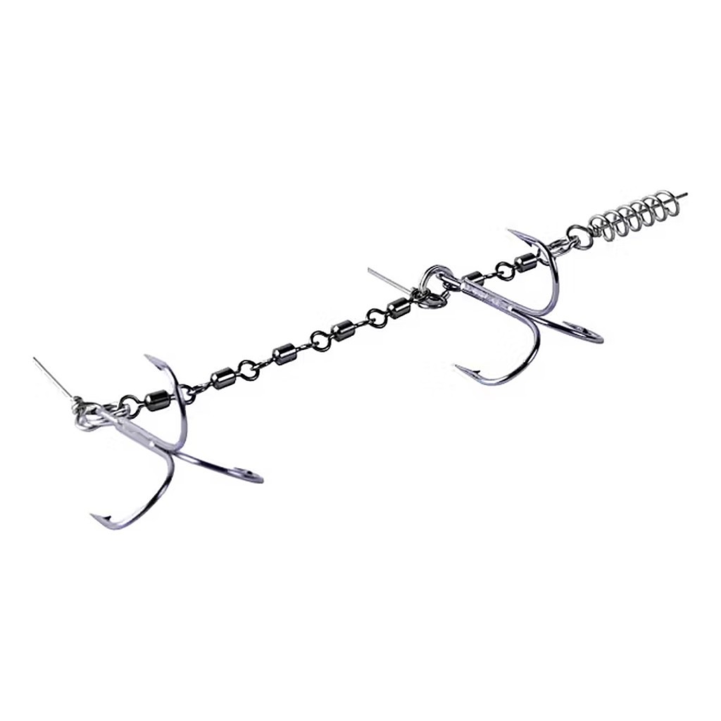 Gator Black Nickel Swivel Stinger dans le groupe Hameçons et petit matériel / Stingers et accessoires stingers / Stingers l\'adresse Sportfiskeprylar.se (GT-SE-BN-S-1-2-0r)