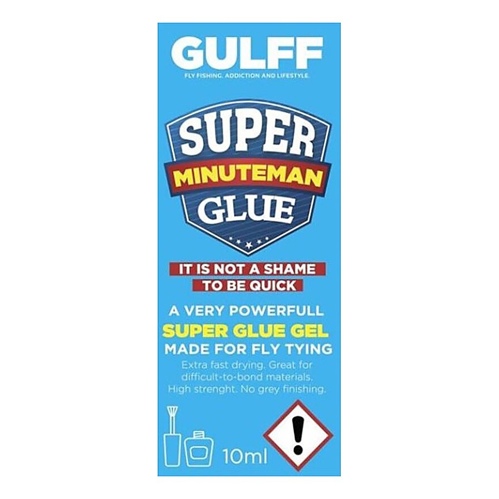 Gulff Minuteman Gel 10ml dans le groupe Accessoires de pêche / Super Glue & Epoxy / Super Glue l\'adresse Sportfiskeprylar.se (GU10MG)
