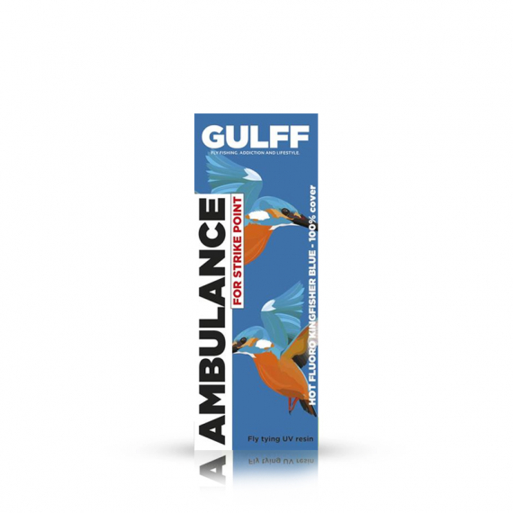 Gulff Ambulance Kingfisher Blue 15ml dans le groupe Accessoires de pêche / Super Glue & Epoxy / Colle UV l\'adresse Sportfiskeprylar.se (GU15AK)