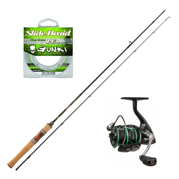 Gunki Canne D.O.T.S-Spin 180UL-L, 0,5-4,5g, 2sec Combo dans le groupe Kit de pêche / Combos spinning / Ensemble Spinning Poisson noble l\'adresse Sportfiskeprylar.se (GUNKICANNEULCOMBO)
