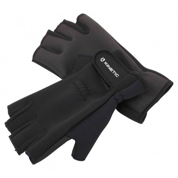 Kinetic Neoprene Half Finger Glove Black dans le groupe Habits et chaussures / Habits / Gants l\'adresse Sportfiskeprylar.se (H113-007r)