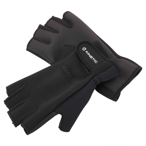 Kinetic Neoprene Half Finger Glove Black dans le groupe Habits et chaussures / Habits / Gant peche l\'adresse Sportfiskeprylar.se (H113-007r)