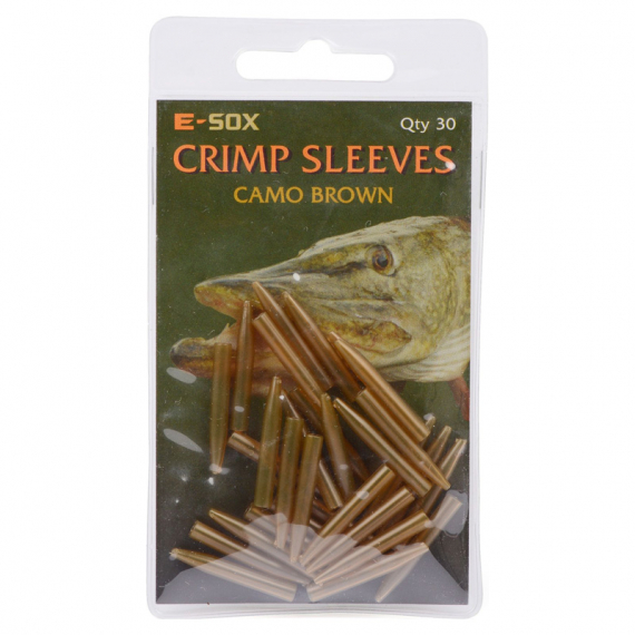 Drennan E-SOX Crimp Sleeves-Camo Brown dans le groupe Hameçons et terminal tackle / Accessoires montages / Sleeves et thermoretractables l\'adresse Sportfiskeprylar.se (H582-001)