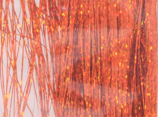 Flashabou - holografisk Holo orange dans le groupe Hameçons et terminal tackle / Fabrication mouche / Matériel fabrication mouche / Flash et syntétiques l\'adresse Sportfiskeprylar.se (H6941)