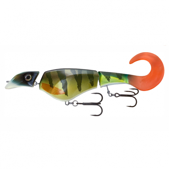 Headbanger ColossusCurly 31cm, 170g - Natural Perch dans le groupe Leurre de la peche / Tail baits et leurres hybrides l\'adresse Sportfiskeprylar.se (HC-31-SU-NP)