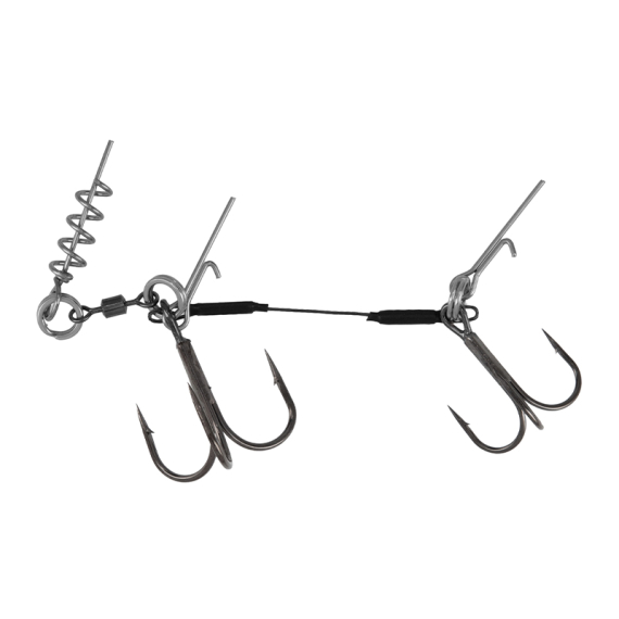 Mikado Stinger Jaws Double Evo Titanium dans le groupe Hameçons et terminal tackle / Stingers et accessoires stingers / Stingers l\'adresse Sportfiskeprylar.se (HDJ-13-01r)