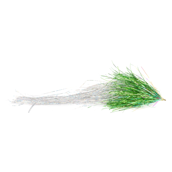 Flashabou Deceiver Green Silver dans le groupe Leurre de la peche / Mouches / Mouches à brochets l\'adresse Sportfiskeprylar.se (HF1190-2)