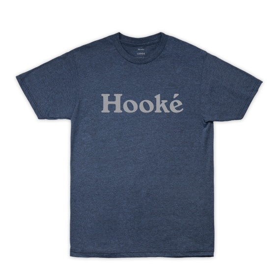 Hooke Original Tee Indigo Black Heather - S dans le groupe Habits et chaussures / Habits / T-shirts l\'adresse Sportfiskeprylar.se (HK19FW-TS1-IBH-S)