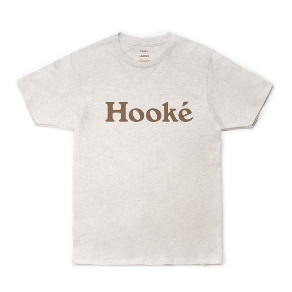 Hooke Original Tee Oatmeal dans le groupe Habits et chaussures / Habits / T-shirts l\'adresse Sportfiskeprylar.se (HK19FW-TS1-OAT-Sr)