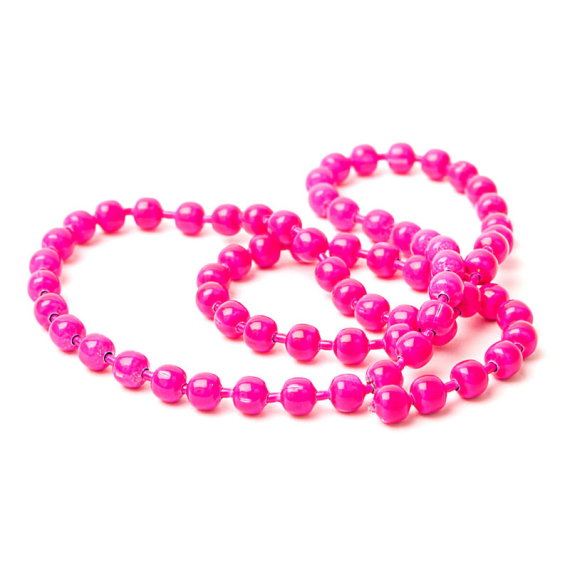 Flourescent Bead Chain Medium #138 Fluo Pink dans le groupe Hameçons et terminal tackle / Fabrication mouche / Matériel de montage de mouches / Cones l\'adresse Sportfiskeprylar.se (HL-FBC138)