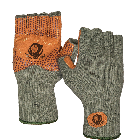 Fish Monkey Wooly Gloves Olive dans le groupe Habits et chaussures / Habits / Gant peche l\'adresse Sportfiskeprylar.se (HM713-SMr)
