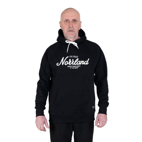 SQRTN Great Norrland Hood Black dans le groupe Habits et chaussures / Habits / Sweats / Hoodies l\'adresse Sportfiskeprylar.se (HOOD-001-Mr)
