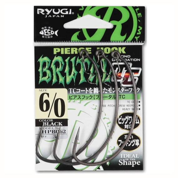 Ryugi Pierce Hook Brutal TC dans le groupe Hameçons et terminal tackle / Hamecon peche / Hameçons texans l\'adresse Sportfiskeprylar.se (HPB062r)