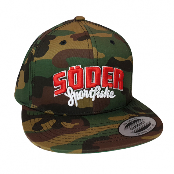 Söder Sportfiske Snapback Classic Camo - Original Logo dans le groupe Habits et chaussures / Chapeau de peche, casquette peche / Casquettes / Casquettes snapback l\'adresse Sportfiskeprylar.se (HS1000701-OL)