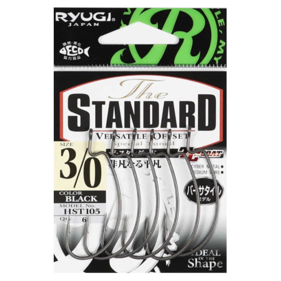 Ryugi The Standard dans le groupe Hameçons et terminal tackle / Hamecon peche / Hameçons texans l\'adresse Sportfiskeprylar.se (HST105r)