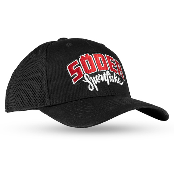 Söder Sportfiske Baseball Air Mesh Cap Black dans le groupe Habits et chaussures / Chapeau de peche, casquette peche / Casquettes l\'adresse Sportfiskeprylar.se (HW2051BLSS)