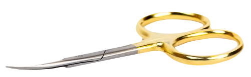 High Grade Scissor Curved 4\'\' Gold dans le groupe Outils et accessoires / Pinces et ciseaux / Ciseaux et coupe-fils l\'adresse Sportfiskeprylar.se (IB-427)