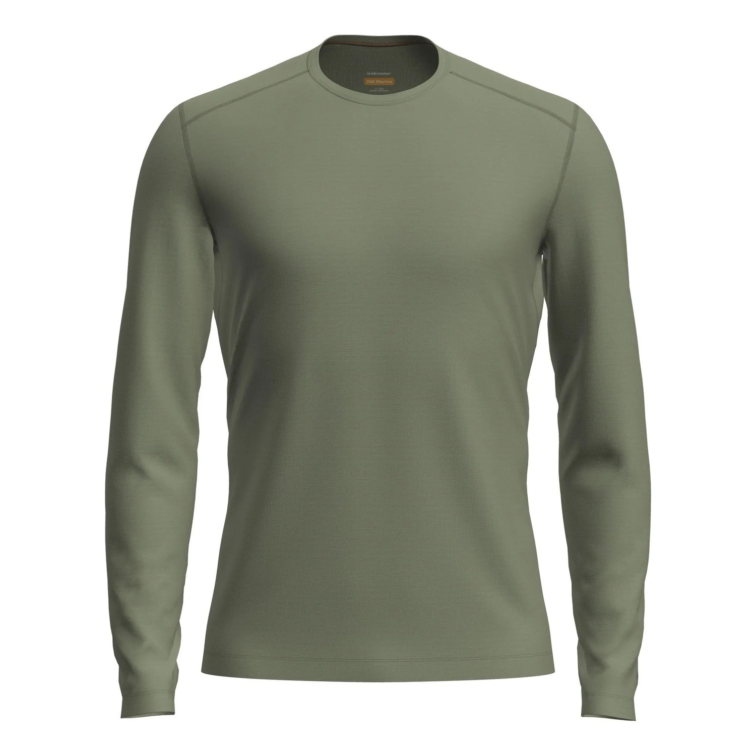 Icebreaker M\'s Merino 200 Oasis LS Crew Lichen dans le groupe Vêtements & Chaussures / Vêtements / Vêtements chauds et sous vêtements / Sous-vêtements hauts l\'adresse Sportfiskeprylar.se (IB104365A741002r)