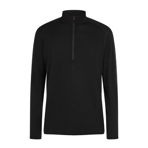 Icebreaker Mens 200 Oasis LS Half Zip Black dans le groupe Habits et chaussures / Habits / Vêtements chauds et sous vêtements / Sous-vêtements hauts l\'adresse Sportfiskeprylar.se (IBB043670011006r)