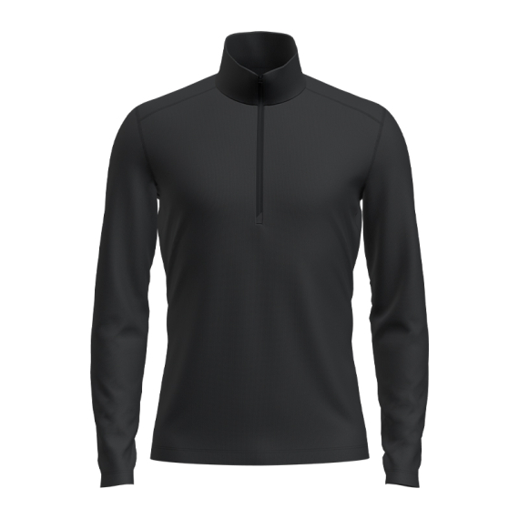 Icebreaker Mens 260 Tech LS Half Zip Black dans le groupe Habits et chaussures / Habits / Vêtements chauds et sous vêtements / Sous-vêtements hauts l\'adresse Sportfiskeprylar.se (IBB043720011005r)