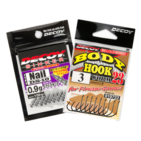 Decoy Neko/Wacky Rig Bundle dans le groupe Hameçons et terminal tackle / Montages préfaits / Montages perche préfaits l\'adresse Sportfiskeprylar.se (JDMNEKOREGBUNDLE)