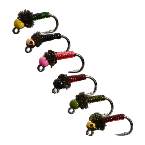Norolan Jänkäpukki Ice Fly - Complete Color Set (6-pack) dans le groupe l\'adresse Sportfiskeprylar.se (JP-IF)