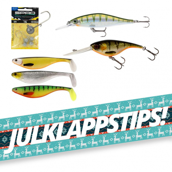 Julklappstips - Abborre II Deep dans le groupe Leurre de la peche / Kits leurres / Kits leurres perche l\'adresse Sportfiskeprylar.se (JULTIPSABBORRE2)