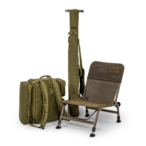 Korum Progress Roving Kit dans le groupe Loisirs en plein air / Tentes et aménagement / Chaises et tables / Chaises l\'adresse Sportfiskeprylar.se (K0300057)