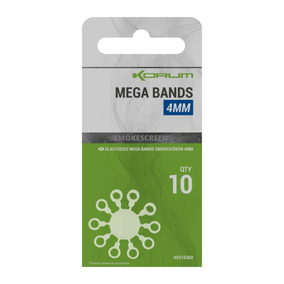 Korum Smokescreen Mega Bands dans le groupe Hameçons et terminal tackle / Accessoires montages / élastiques pour appâts l\'adresse Sportfiskeprylar.se (K0310360r)