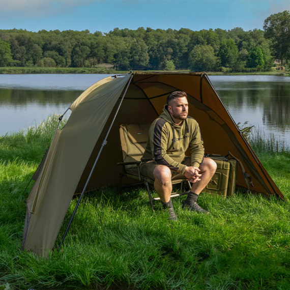 Korum Recoil Shelter dans le groupe Loisirs en plein air / Tentes et aménagement / Parasols & Parasols l\'adresse Sportfiskeprylar.se (K0370010)