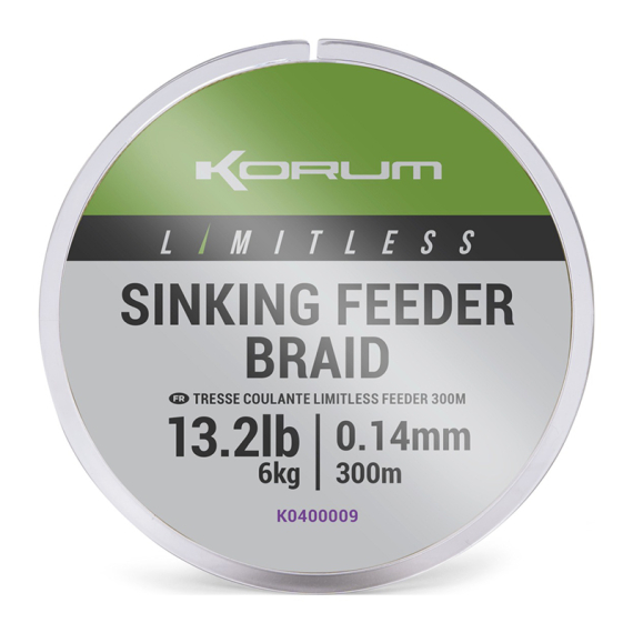 Korum Limitless Sinking Feeder Braid 0,16mm dans le groupe Lignes de pêche / Lignes Specimen l\'adresse Sportfiskeprylar.se (K0400010)