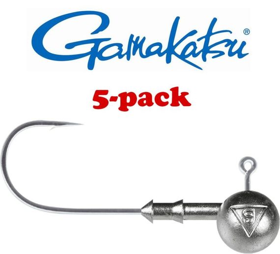 Gamakatsu Jiggskallar-30g 4/0 5-pack dans le groupe Hameçons et terminal tackle / Têtes plombées / Têtes plombées rondes l\'adresse Sportfiskeprylar.se (K7230-040)