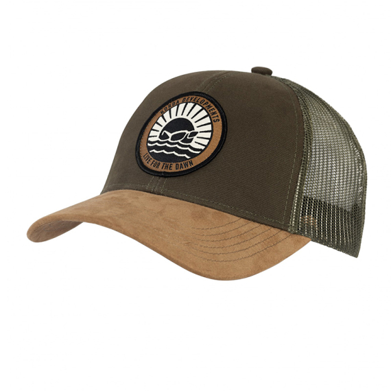 Korda Dawn Trucker Cap Mocha dans le groupe Habits et chaussures / Chapeau de peche, casquette peche / Casquettes / Casquettes trucker l\'adresse Sportfiskeprylar.se (KBC33)