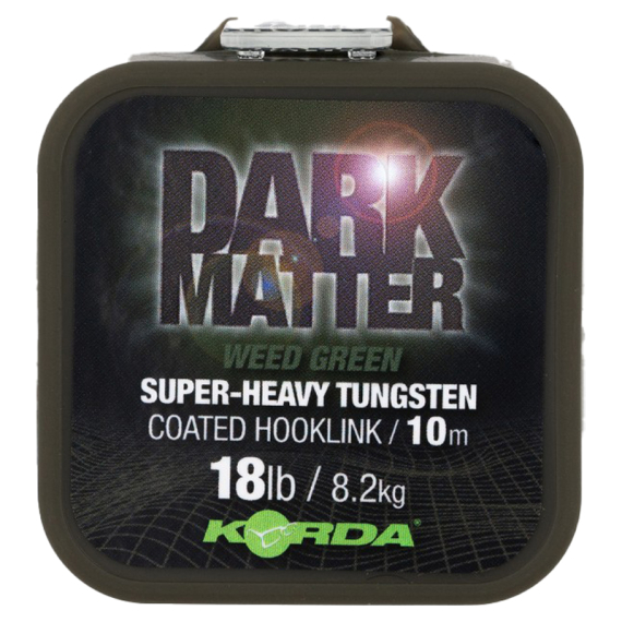Korda Dark Matter Tungsten Coated Braid Green 10m dans le groupe Hameçons et terminal tackle / Leaders et Bas de ligne / Bas de ligne / Bas de ligne tresse l\'adresse Sportfiskeprylar.se (KDMCW18r)