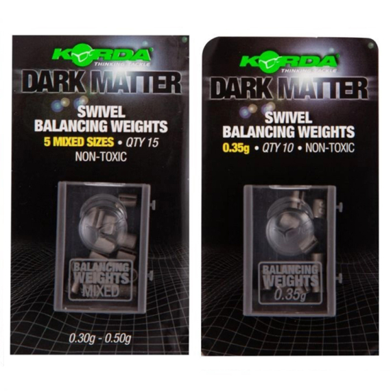 Korda Dark Matter Balancing Weights dans le groupe Hameçons et terminal tackle / Accessoires montages / Autres accessoires rig l\'adresse Sportfiskeprylar.se (KDMW01r)