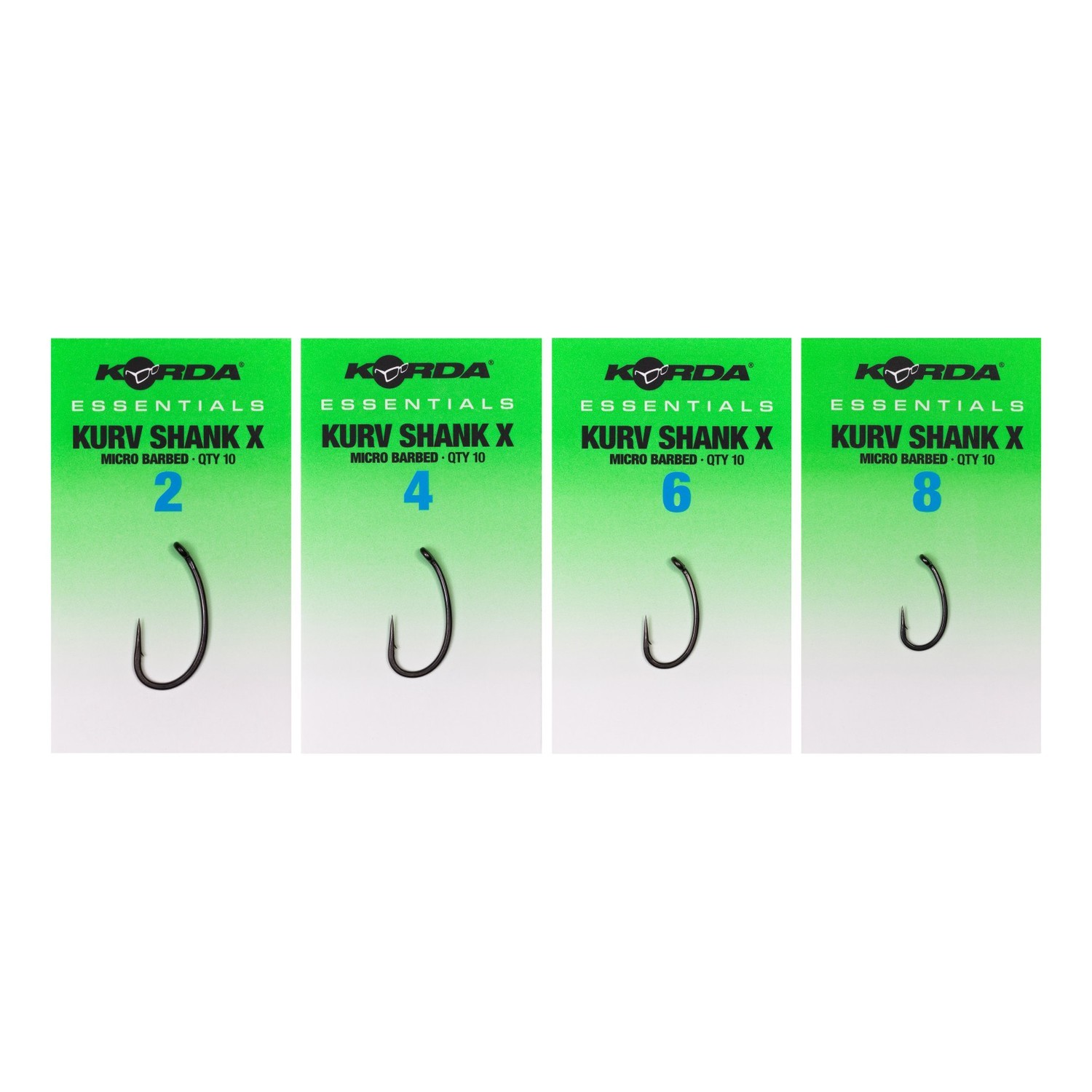 Korda Essentials Kurv X Barbed dans le groupe Hameçons et petit matériel / Hameçons de pêche / Hameçon carpe l\'adresse Sportfiskeprylar.se (KES009r)