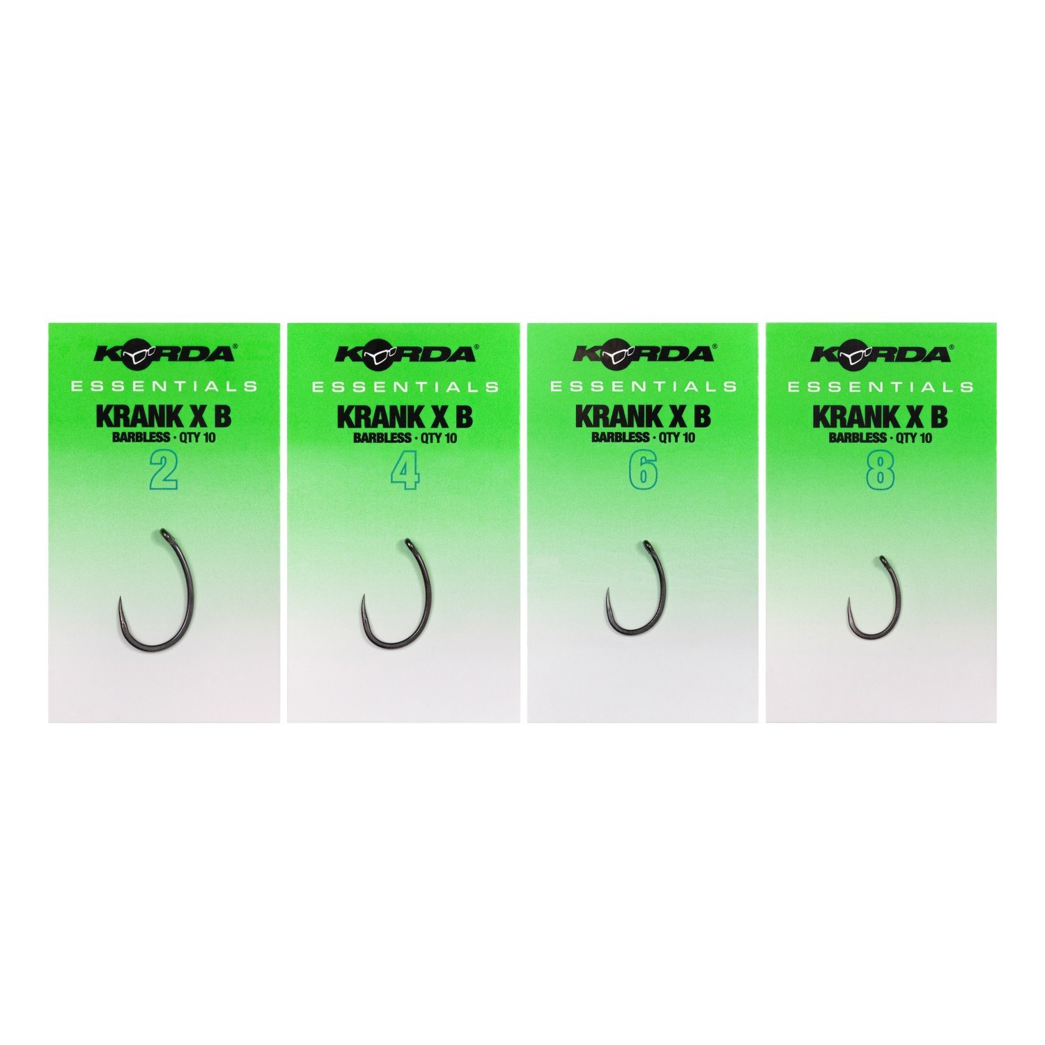 Korda Essentials Krank X Barbed dans le groupe Hameçons et petit matériel / Hameçons de pêche / Hameçon carpe l\'adresse Sportfiskeprylar.se (KES017r)