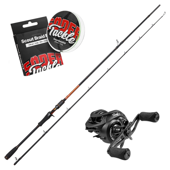 Kinetic Xarann Predator Trigger 225cm 25-75g Combo dans le groupe Kits de pêche / Ensemble casting / Ensemble Baitcaster Brochet l\'adresse Sportfiskeprylar.se (KINETICXARANNSET)
